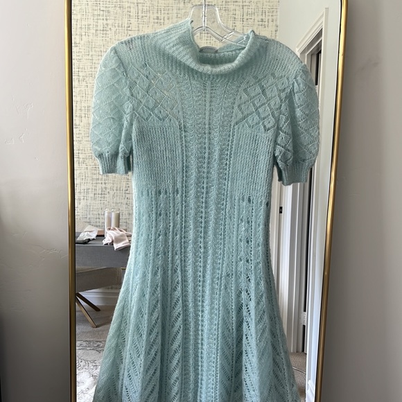 Philosophy by Alberta Ferretti ice blue knit dress - Picture 4 of 14
